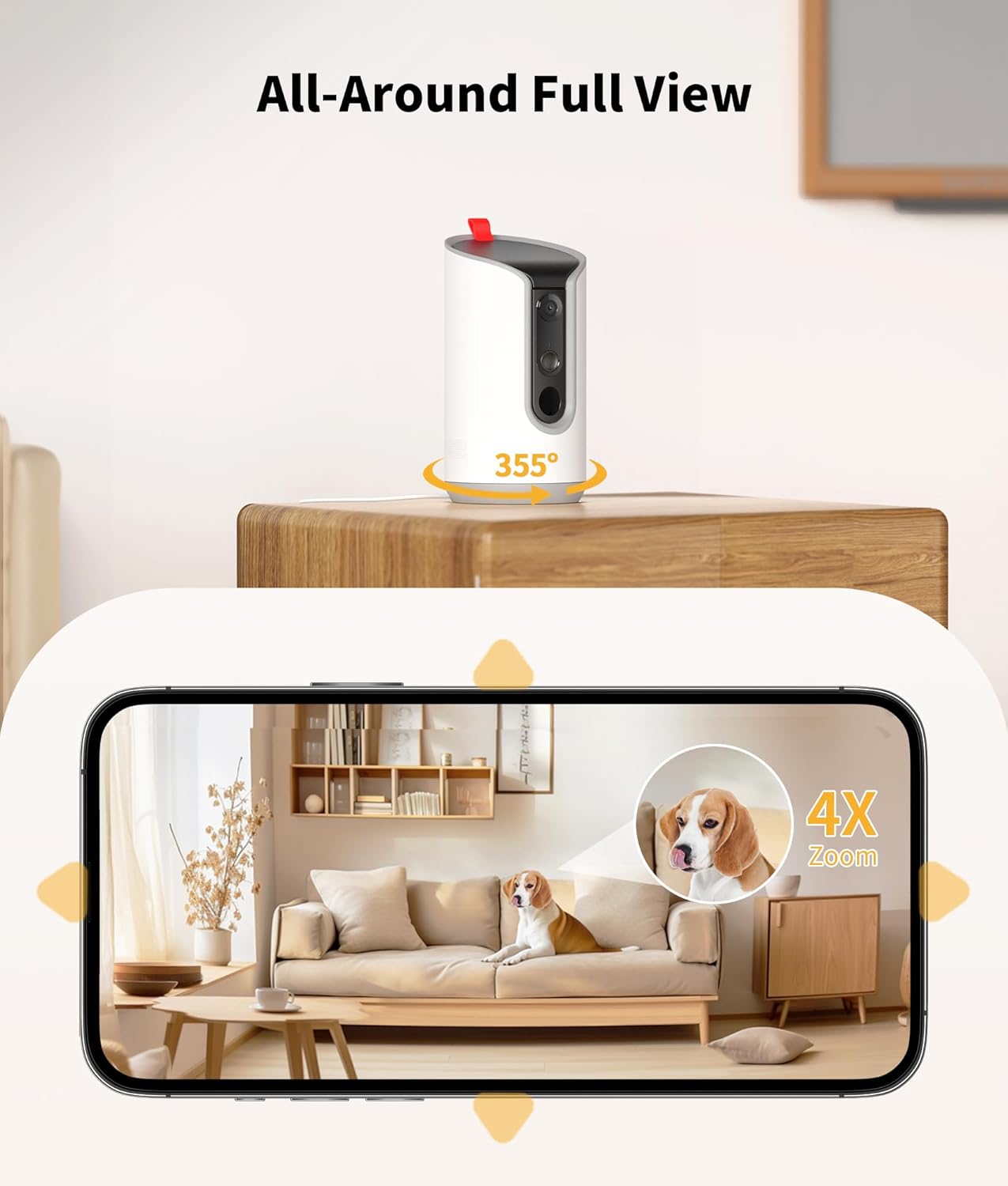 Tkenpro 2K Pet Camera Treat Dispenser for Dogs and Cats

Tkenpro Smart Pet Camera with 360° View and Treat Tossing

Tkenpro Dog Camera with Phone App and Two-Way Talk

Tkenpro 2K Pet Monitor Indoor Camera with Night Vision

Tkenpro Remote Treat Dispenser Camera for Pets

